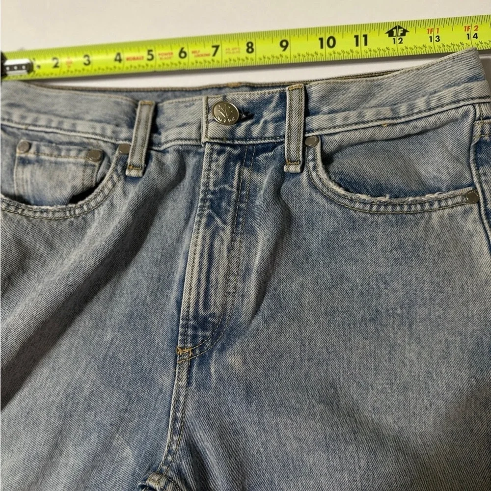 Rag & Bone Jeans Madison High Rise Sz 26 Distress W/ Hole